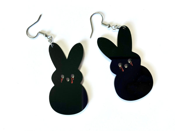 Creepy Candy Bunny Earrings