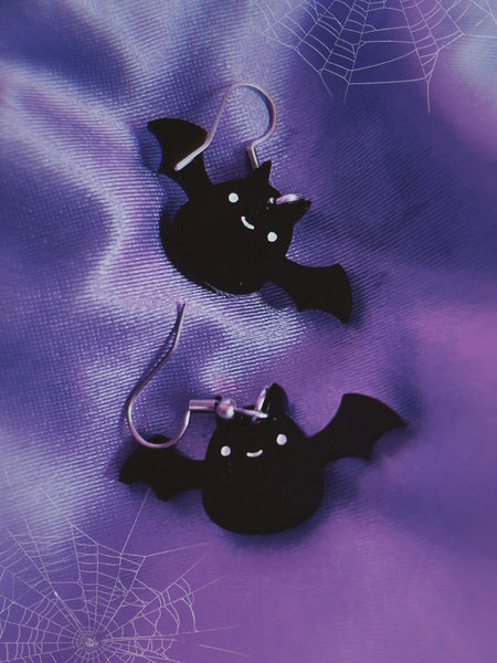 Spooky Cute Bat Earrings